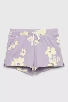 GAP детские шорты, фиолетовый