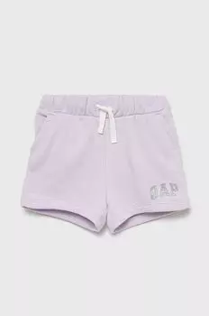GAP детские шорты, фиолетовый
