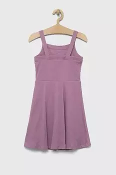 GAP детское хлопковое платье, фиолетовый