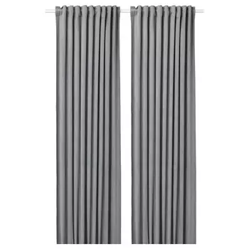 Гардина Ikea Sandsvingel, 2 предмета, серый