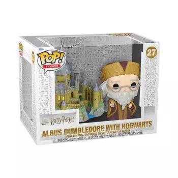 Гарри Поттер - Дамблдор с замком Хогвартс. Фигурка Funko Pop.