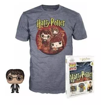 Гарри Поттер - Pocket Pop - Гарри Поттер трио + футболка (xl) Funko