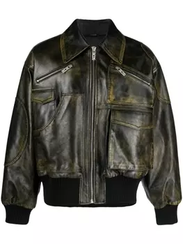 Gcds бомбер Workwear Rub-Off, черный