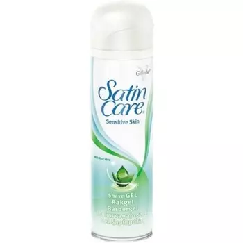 Гель для бритья Gillette Satin Care для чувствительной кожи, 200 мл, Procter & Gamble