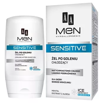 Гель для бритья Men Sensitive для очень чувствительной кожи 100мл, Aa