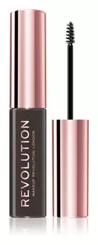 Гель для бровей Makeup Revolution Brow Fixer, оттенок Dark Brown 6 мл