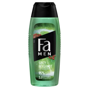 Гель для душа 2в1, 400 мл Fa Men spicy bergamot