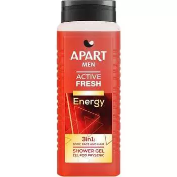 Гель для душа 3в1, 500мл Apart Men Active, Fresh Energy