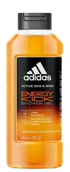 Гель для душа Adidas Skin & Mind Energy Kick 400 ml, оранжевый