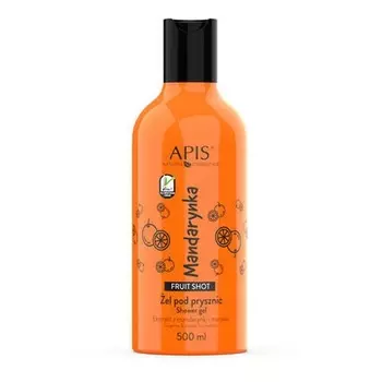 Гель для душа Apis Fruit Shot Мандарин 500мл Apis Natural Cosmetics