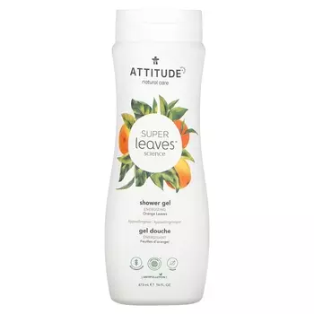 Гель для душа Attitude Super Leaves Science листья апельсина, 473 мл