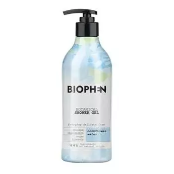 Гель для душа Botanical Гель для душа Васильковая вода 400мл, Biophen