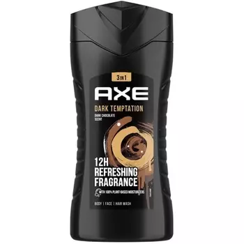 Гель для душа Dark Temptation для мужчин, 250 мл, бергамот, Axe