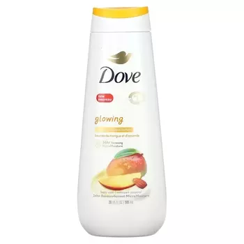 Гель для душа Dove Glowing масла манго и миндаля 20 жидких унций, 591мл