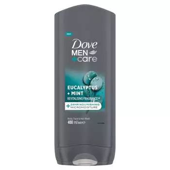 Гель для душа Dove Men+Care Эвкалипт+Мята 3 в 1 400 мл