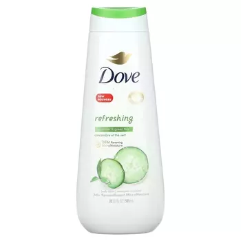 Гель для душа Dove Освежающий огурец и зеленый чай, 591мл
