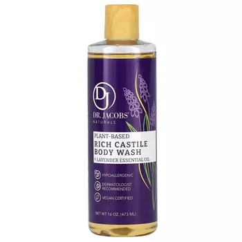 Гель для душа Dr. Jacobs Naturals эфирное масло лаванды, 473 мл