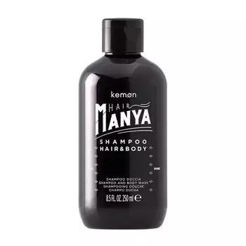 Гель для душа Hair Manya 3 в 1 для ухода за телом, волосами и бородой 250мл, Kemon