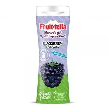 Гель для душа и шампунь 2 в 1 ежевика 300 мл Fruittella