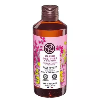 Гель для душа и ванны Yves Rocher Bain de Nature Kwiaty kowe & Wrzos, 400 мл