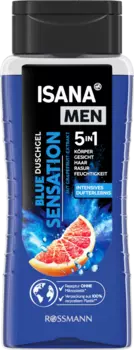 Гель для душа ISANA MEN 5in1 Duschgel Blue Sensation