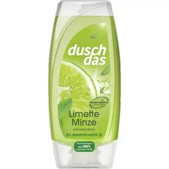 Гель для душа лайм и мята duschdas, 225 ml
