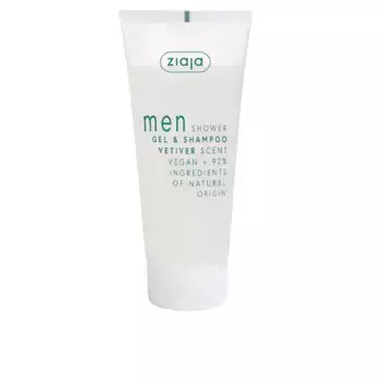 Гель для душа Men gel de ducha y champ vetiver Ziaja, 200 мл.
