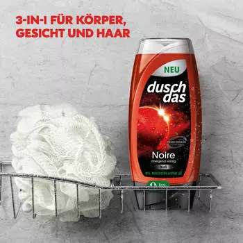 Гель для душа Men Noire 3в1 225мл duschdas