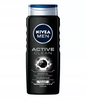 Гель для душа NIVEA Men Active Clean 500 мл
