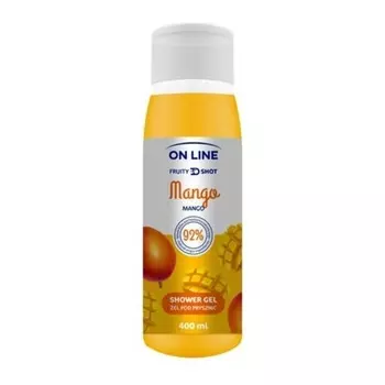 Гель для душа On Line Fruity Shot Mango 400мл, Forte Sweeden