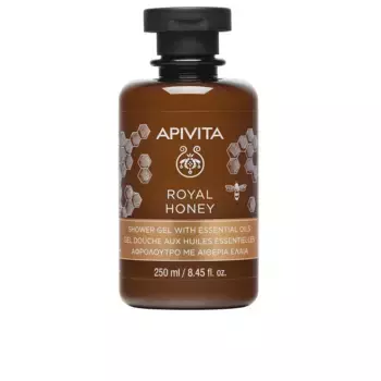 Гель для душа Royal honey gel de bao con miel y aceites esenciales - limpia suavemente y calma la piel Apivita, 250 мл.