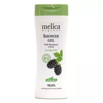 Гель для душа с экстрактом ежевики, 250 мл Melica Organic