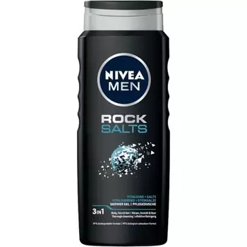 Гель для душа с каменной солью для мужчин, тонизирующий, 500 мл Nivea
