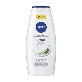 Гель для душа с кремом алоэ Nivea, 750 мл