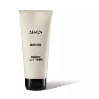 Гель для душа с суперпродуктами Superfood Kale & Turmeric Shower Gel Ahava, 200 ml
