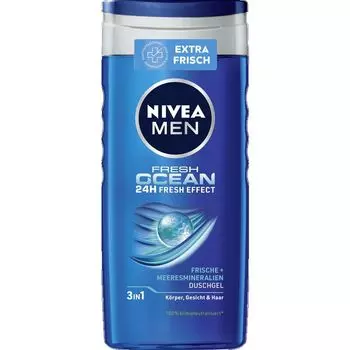Гель для душа Свежий океан NIVEA, 250 ml