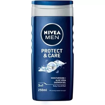 Гель для душа «Защита и уход для мужчин», 250 мл, Nivea