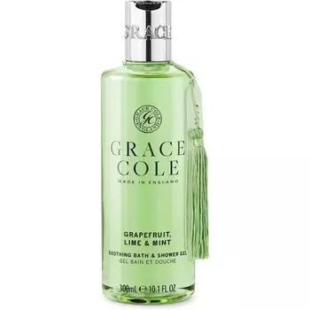 Гель для ванны и душа «Грейпфрут, лайм и мята», 300 мл, Grace Cole