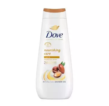 Гель для ванны с маслом арганы Nourishing Care Dove, 400 ml