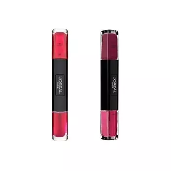 Гель-лак для ногтей Infaillible Duo, набор из 2 шт. 18 Scarlet Century + 21 Always A Lady, 5 мл, L'Oreal