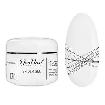ГЕЛЬ NEONAIL SPIDER GEL ЧЕРНЫЙ 5 мл