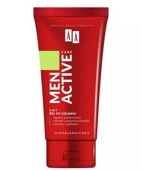 Гель после бритья Aa Men Active Care 3w1, 100 мл