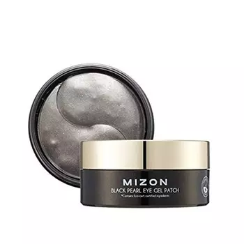 Гелевые патчи для глаз с черным жемчугом, Mizon
