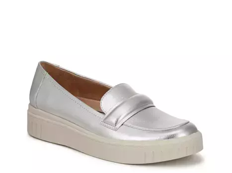 Geneva Wedge Слипоны Lifestride, Silver Metallic