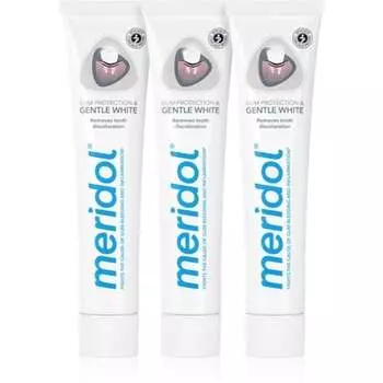 Gentle White Tripack Toothpaste 3 шт - Зубная паста с отбеливающим эффектом