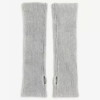 Гетры H&M Rib-knit Arm, серый