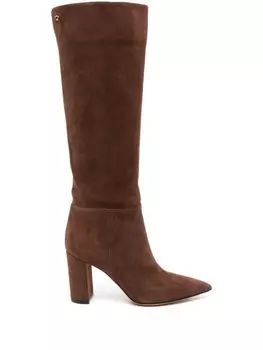 Gianvito Rossi 85мм ботинки Piper, коричневый