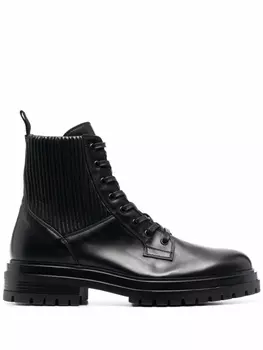 Gianvito Rossi ботинки на шнуровке, черный