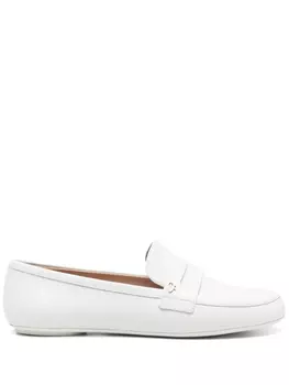 Gianvito Rossi кожаные лоферы, белый