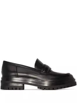 Gianvito Rossi лоферы Argo, черный